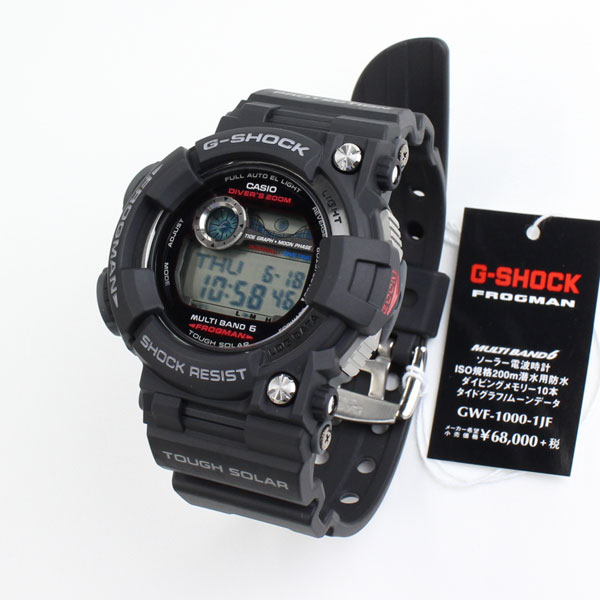 GWF-1000-1JF商品名G-SHOCK FROGMAN GWF-1000-1JF - 腕時計(デジタル)