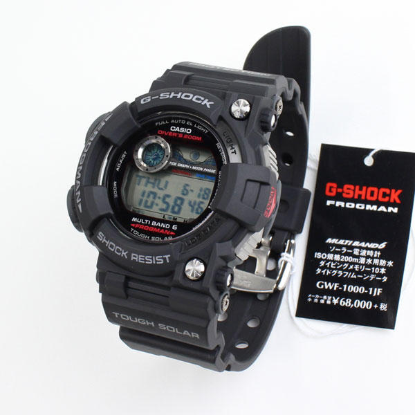 在庫あ得価 G-SHOCK - G-SHOCK FROGMAN GWF-1000-1JF フロッグマンの